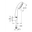 Grohe New Tempesta 100 Zestaw prysznicowy natynkowy chrom 26164000 - zdjęcie 2