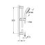 Grohe New Tempesta Cosmopolitan 100 Zestaw prysznicowy natynkowy chrom 27580001 - zdjęcie 2