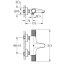 Grohe Precision Feel Bateria wannowa termostatyczna natynkowa chrom 34788000 - zdjęcie 3