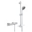 Grohe Precision Feel Zestaw prysznicowy termostatyczny natynkowy chrom 34791000 - zdjęcie 1