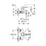 Grohe Quickfix Clova Classic Bateria wannowa natynkowa chrom 24310000 / 84803186 - zdjęcie 3