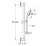 Grohe Vitalio Comfort 110 Zestaw prysznicowy natynkowy matte black 269302431 - zdjęcie 2