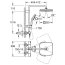 Grohe Vitalio Comfort 250 Zestaw prysznicowy termostatyczny natynkowy z deszczownicą chrom 26696001 - zdjęcie 2