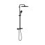 Grohe Comfort 250 Zestaw prysznicowy termostatyczny natynkowy z deszczownicą matte black 266962431 - zdjęcie 1