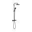 Grohe Vitalio Start System 250 Zestaw prysznicowy termostatyczny natynkowy z deszczownicą matte black 266772431 - zdjęcie 1