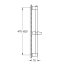 Grohe Vitalio Universal Drążek prysznicowy 60 cm matte black 277242431 - zdjęcie 2
