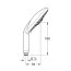 Grohe Rainshower Classic 160 Słuchawka prysznicowa 16x16 cm 4 strumienie chrom 28765000 - zdjęcie 2