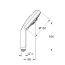 Grohe Rainshower Cosmopolitan 130 Słuchawka prysznicowa 3 strumienie chrom 28755000 - zdjęcie 3
