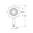 Grohe Rainshower Icon 100 Słuchawka prysznicowa jednostrumieniowa żółta/pomarańczowa 26115YR0 - zdjęcie 2