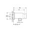 Grohe Rainshower Przyłącze węża z uchwytem brushed hard graphite 26658AL0 - zdjęcie 2