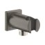 Grohe Rainshower Przyłącze węża z uchwytem brushed hard graphite 26659AL0 - zdjęcie 1