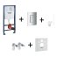 Grohe Rapid SL 5w1 Zestaw Stelaż WC + przycisk WC Skate Cosmopolitan chrom + reduktor przepływu + wsporniki + mata GNS336353 - zdjęcie 1