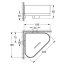 Grohe Selection Półka prysznicowa narożna chrom 41038000 - zdjęcie 2