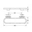 Grohe Selection Wieszak na ręcznik 80 cm chrom 41058000 - zdjęcie 3