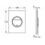 Grohe Skate Cosmopolitan S Przycisk WC phantom black 37601KF0 - zdjęcie 2