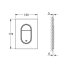 Grohe Skate Cosmopolitan S Przycisk WC phantom black 37624KF0 - zdjęcie 2