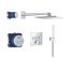 Grohe SmartControl Zestaw prysznicowy podtynkowy z deszczownicą chrom 34712000 - zdjęcie 1