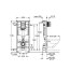 Grohe Solido Zestaw Stelaż WC Rapid SL + przycisk do WC Even chrom + kątownik ścienny 38811000 / 82280489 - zdjęcie 3