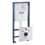 Grohe Solido Zestaw Stelaż WC Rapid SL + przycisk do WC Even chrom + kątownik ścienny 38811000 / 82280489 - zdjęcie 12