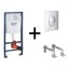 Grohe Solido Zestaw Stelaż WC Rapid SL + przycisk WC Skate Air chrom + wsporniki 38956000 / 45700081 - zdjęcie 1