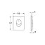 Grohe Solido Zestaw Stelaż WC Rapid SL + przycisk do WC Skate Air chrom + kątownik ścienny 38956000 / 45700081 - zdjęcie 4