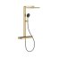 Grohe Spa Rainshower Aqua Pure Zestaw prysznicowy termostatyczny natynkowy z deszczownicą przepływ 15 l/min brushed cool sunrise 100962GN00 - zdjęcie 1