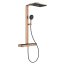 Grohe Spa Rainshower Aqua Pure Zestaw prysznicowy termostatyczny natynkowy z deszczownicą przepływ 15 l/min brushed warm sunset 100962DL00 - zdjęcie 2