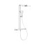Grohe Spa Rainshower Aqua Pure Zestaw prysznicowy termostatyczny natynkowy z deszczownicą przepływ 15 l/min chrom 1016800000 - zdjęcie 1
