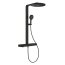 Grohe Spa Rainshower Aqua Pure Zestaw prysznicowy termostatyczny natynkowy z deszczownicą przepływ 15 l/min phantom black 101680KF00 - zdjęcie 2
