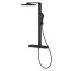 Grohe Spa Rainshower Aqua Pure Zestaw prysznicowy termostatyczny natynkowy z deszczownicą przepływ 15 l/min phantom black 101680KF00 - zdjęcie 5