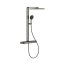 Grohe Spa Rainshower Aqua Pure Zestaw prysznicowy termostatyczny natynkowy z deszczownicą przepływ 8,7 l/min brushed hard graphite 100961AL00 - zdjęcie 1