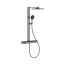 Grohe Spa Rainshower Aqua Pure Zestaw prysznicowy termostatyczny natynkowy z deszczownicą przepływ 8,7 l/min brushed hard graphite 100964AL00 - zdjęcie 1