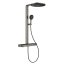 Grohe Spa Rainshower Aqua Pure Zestaw prysznicowy termostatyczny natynkowy z deszczownicą przepływ 8,7 l/min brushed hard graphite 100964AL00 - zdjęcie 2