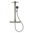 Grohe Spa Rainshower Aqua Pure Zestaw prysznicowy termostatyczny natynkowy z deszczownicą przepływ 8,7 l/min brushed hard graphite 100964AL00 - zdjęcie 4