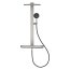 Grohe Spa Rainshower Aqua Pure Zestaw prysznicowy termostatyczny natynkowy z deszczownicą przepływ 15 l/min stal nierdzewna 100962DC00 - zdjęcie 4
