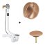Grohe Talentofill Zestaw Syfon wannowy z napełnianiem przez przelew długi + zestaw napełniający brushed warm sunset 28991000+19952DL0 - zdjęcie 1