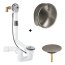 Grohe Talentofill Zestaw Syfon wannowy z napełnianiem przez przelew krótki + zestaw napełniający brushed hard graphite 28990000+19952AL0 - zdjęcie 1
