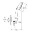 Grohe Tempesta 110 Zestaw prysznicowy punktowy chrom 26406003 - zdjęcie 3