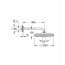 Grohe Tempesta Cube Deszczownica 25x25 cm z ramieniem ściennym matte black 266872430 - zdjęcie 3