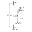 Grohe Tempesta Cube 110 Zestaw prysznicowy natynkowy matte black 267482433 - zdjęcie 3