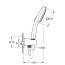 Grohe Tempesta Cube 110 Zestaw prysznicowy punktowy matte black 269102433 - zdjęcie 3