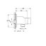 Grohe Tempesta Przyłącze węża z uchwytem chrom 28628001 - zdjęcie 2