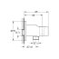 Grohe Tempesta Przyłącze węża z uchwytem matte black 286282431 - zdjęcie 3