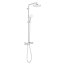 Grohe Tempesta System 210 Zestaw prysznicowy termostatyczny natynkowy z deszczownicą chrom 26811001 - zdjęcie 1