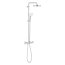 Grohe Tempesta System 210 Zestaw prysznicowy termostatyczny natynkowy z deszczownicą chrom 26811001 - zdjęcie 2
