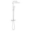 Grohe Tempesta System 250 Cube Zestaw prysznicowy termostatyczny natynkowy z deszczownicą chrom 26689001 - zdjęcie 1