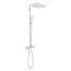 Grohe Tempesta System 250 Cube Zestaw prysznicowy termostatyczny natynkowy z deszczownicą chrom 26689001 - zdjęcie 2