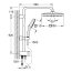 Grohe Tempesta Zestaw prysznicowy natynkowy z deszczownicą chrom 26694001 - zdjęcie 3