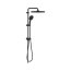 Grohe Tempesta Zestaw prysznicowy natynkowy z deszczownicą matte black 269772431 - zdjęcie 1