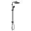 Grohe Tempesta Zestaw prysznicowy natynkowy z deszczownicą matte black 269792431 - zdjęcie 5
